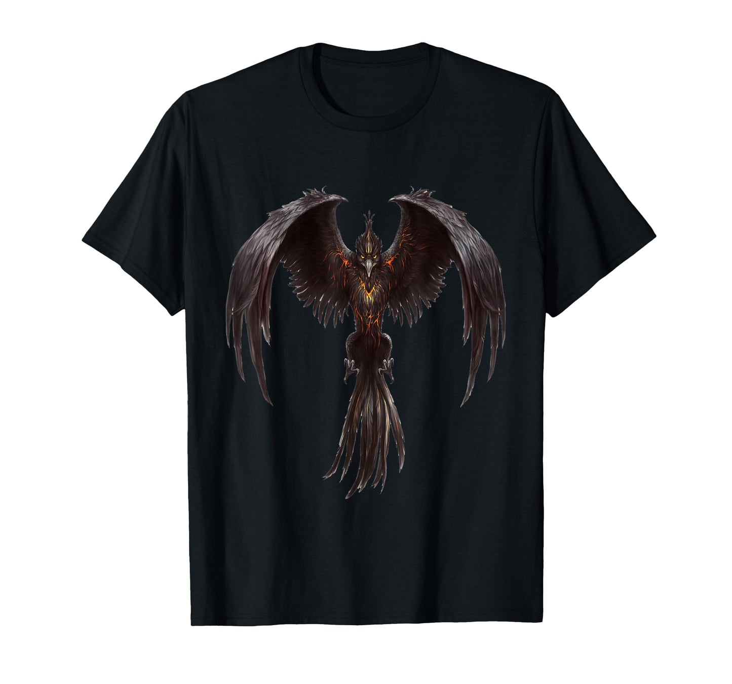 Rising Phoenix Black Fenix Fantasy Bird Phoenix lover gift T-Shirt