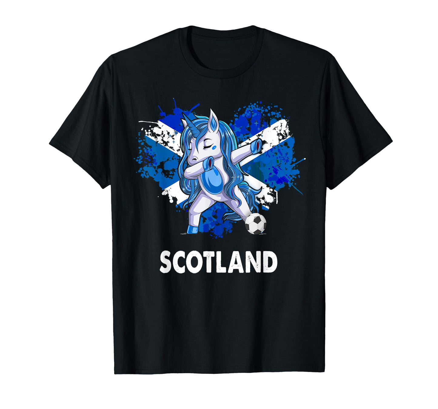 Unicorn Scottish Flag For Kids & Scottish Expats In Scotland T-Shirt
