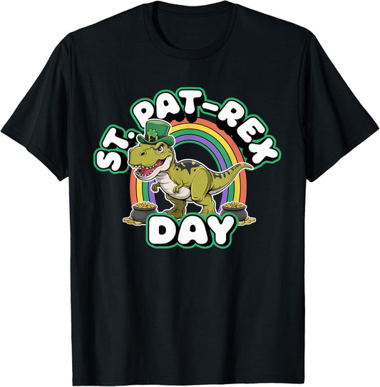St. Pat-Rex Day Dino St Patrick’s Tee T-Shirt