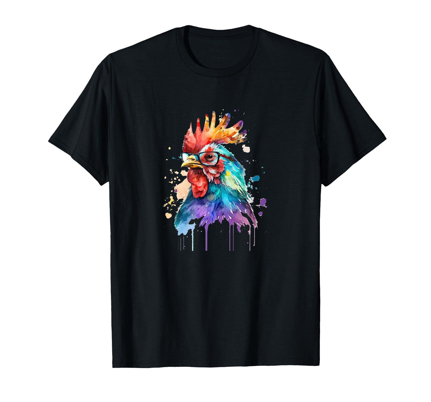 Cute Farm Chicken Lovers Motif Funny Country Design Chicken T-Shirt