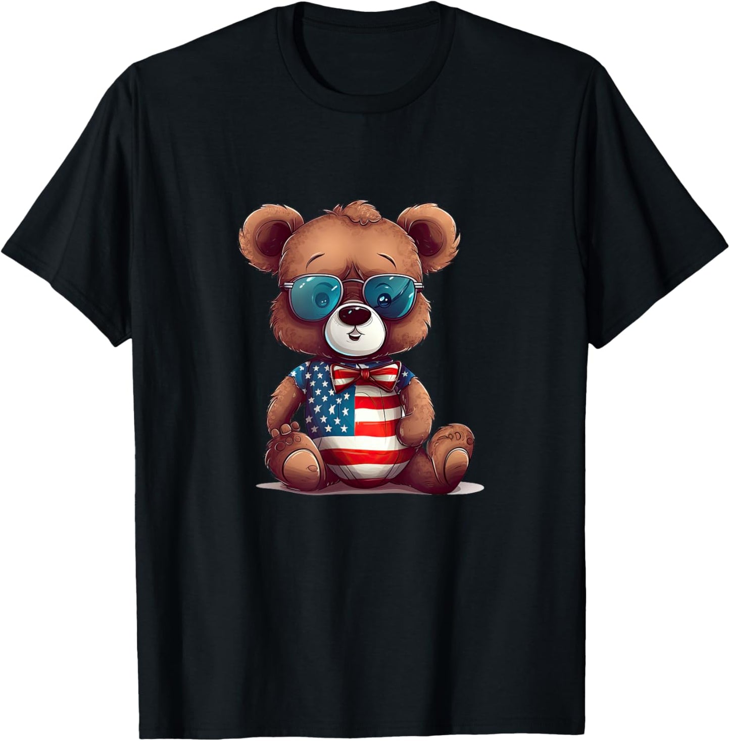 Memorial Day, Veterans day, 4th of July patriotic bear T-Shirt