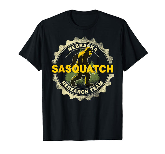 Nebraska Sasquatch Research Team Bigfoot Believer Fan T-Shirt