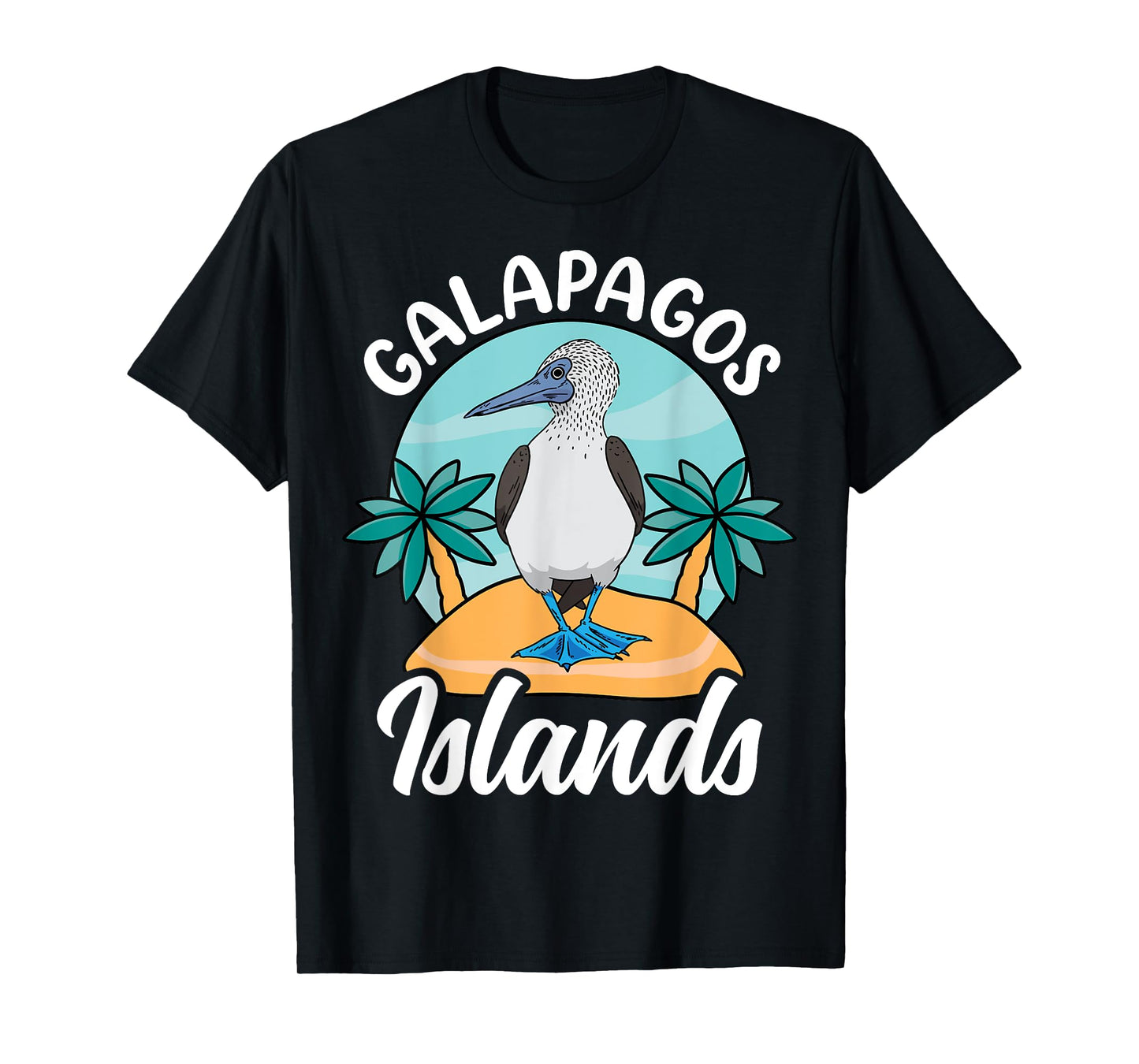 Blue-footed Booby Bird Galapagos Islands T-Shirt