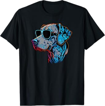 Dad Mom Cool Dog Sunglasses - Catahoula Leopard Men Women T-Shirt