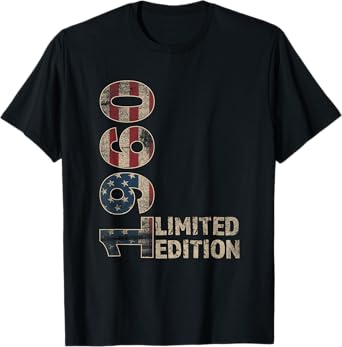 65th Birthday Gift men Vintage born 1960 turning 65 Year Old T-Shirt