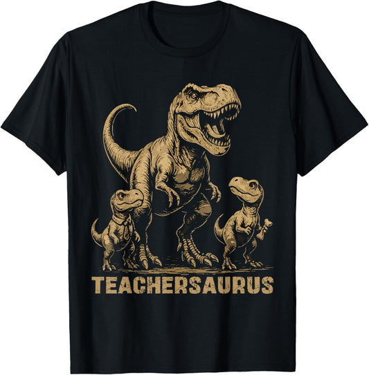 Dinosaurs Teachersaurus Like A Normal Teacher Back to School T-Shirt