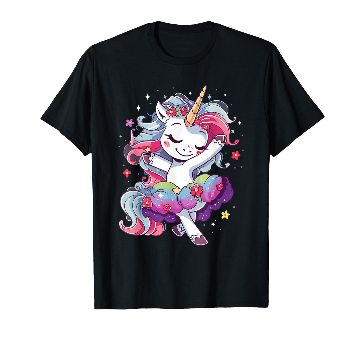 Ballet Dancer Unicorn Outfit Ballerina Dance For Girls T-Shirt