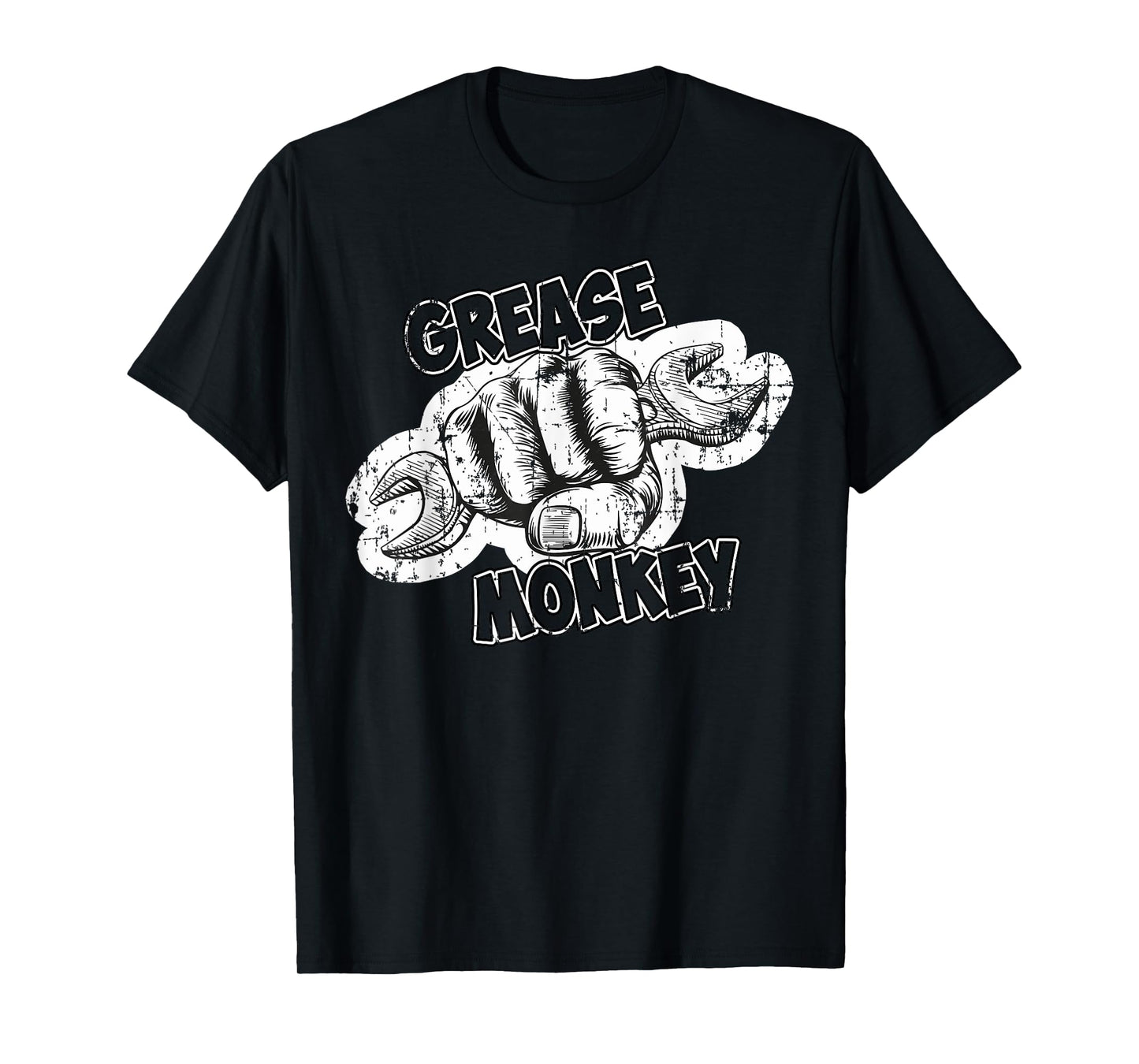 Grease Monkey Wrench Auto Mechanics T-Shirt T-Shirt
