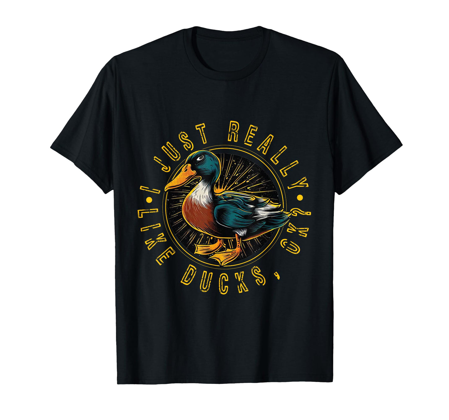Just A Girl Who Loves Ducks - Duck T-Shirt