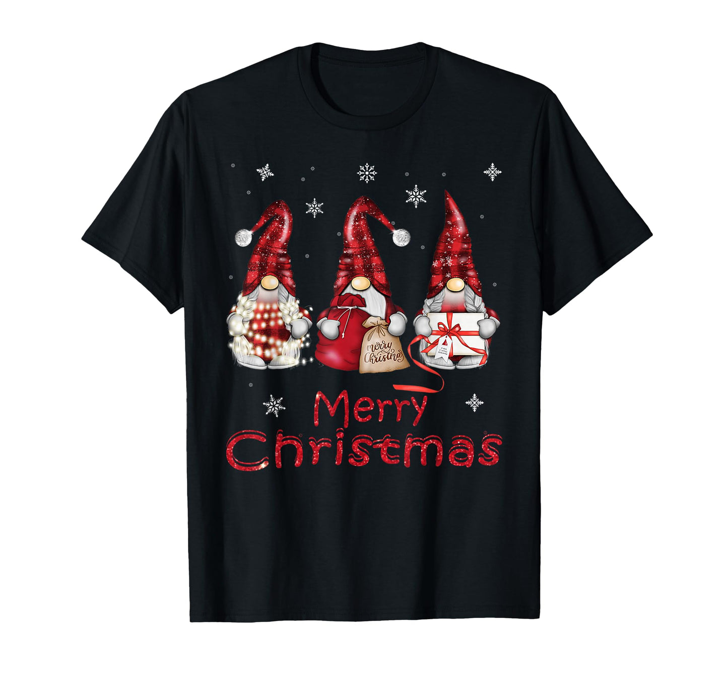 Gnomes Xmas Shirts Merry Christmas Men Women Kids T-Shirt