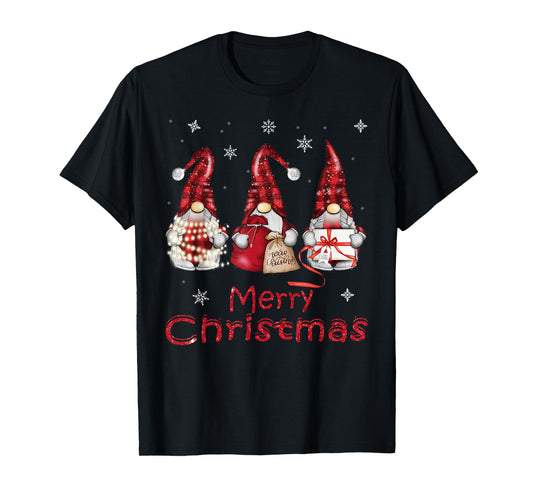 Gnomes Xmas Shirts Merry Christmas Men Women Kids T-Shirt
