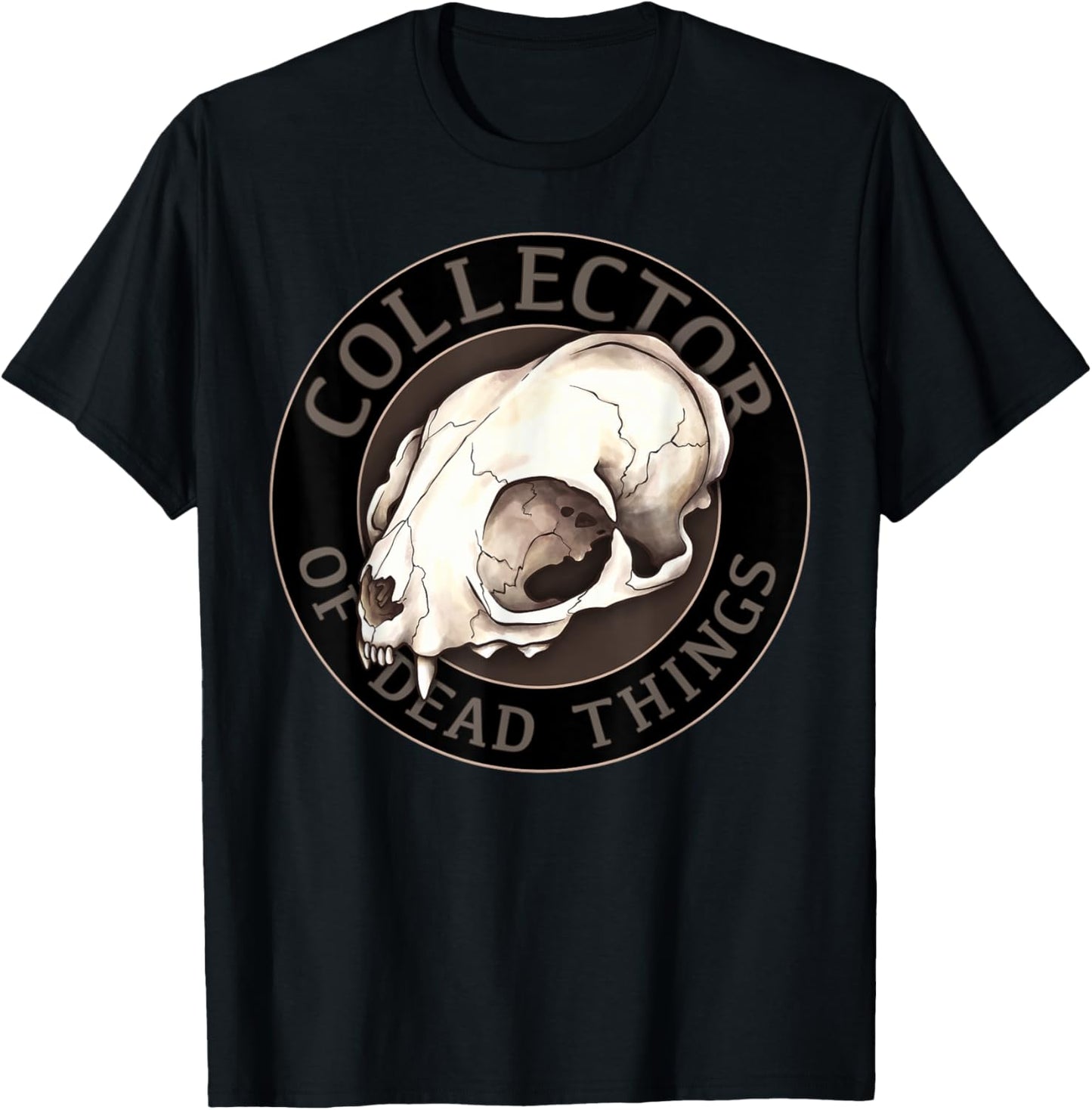 Vulture Culture Cat Skull Witchcraft Occult Gothic Oddities T-Shirt