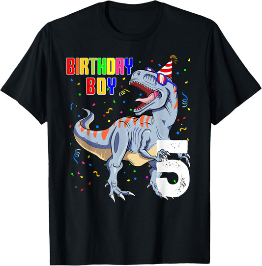 It's my 5th Birthday Boy Shirt - Dinosaur Party Gift Kids