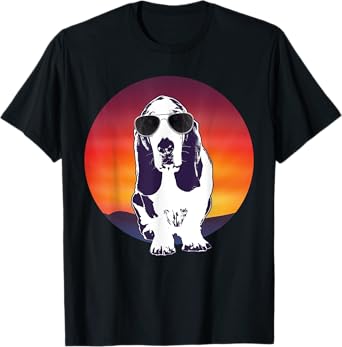 Basset Hound Dog T-Shirt for Men Women Kids