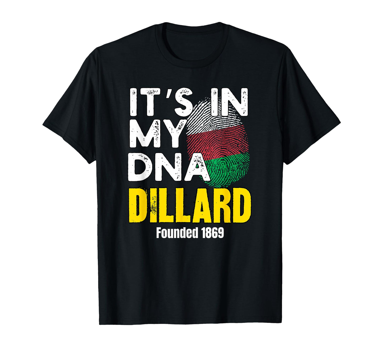 Dillard, DU, Souvenir HBC Urban Apparel T-Shirt
