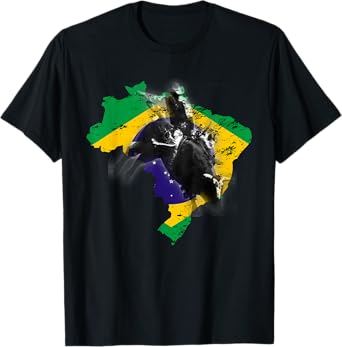 Bull-Riding For Men Texas Ranch Rider Brazilian Cowboy T-Shirt