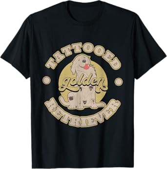 Tattooed Golden Retriever T-Shirt