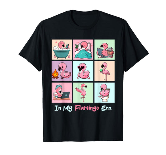 In My Flamingo Era Funny Flamingos Activities Lover Girl T-Shirt