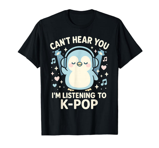 Kpop Penguin Pastel Kawaii Concert Anime Style T-Shirt