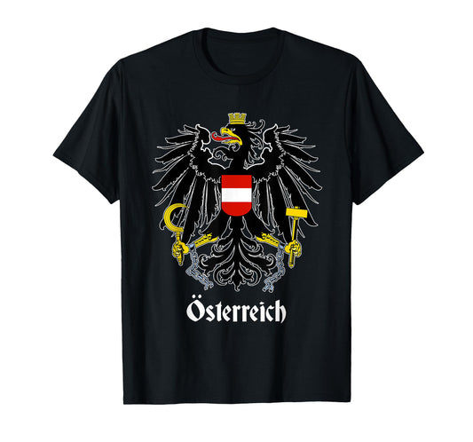 Austrian Eagle T-shirt Osterreich Austria Flag T-Shirt