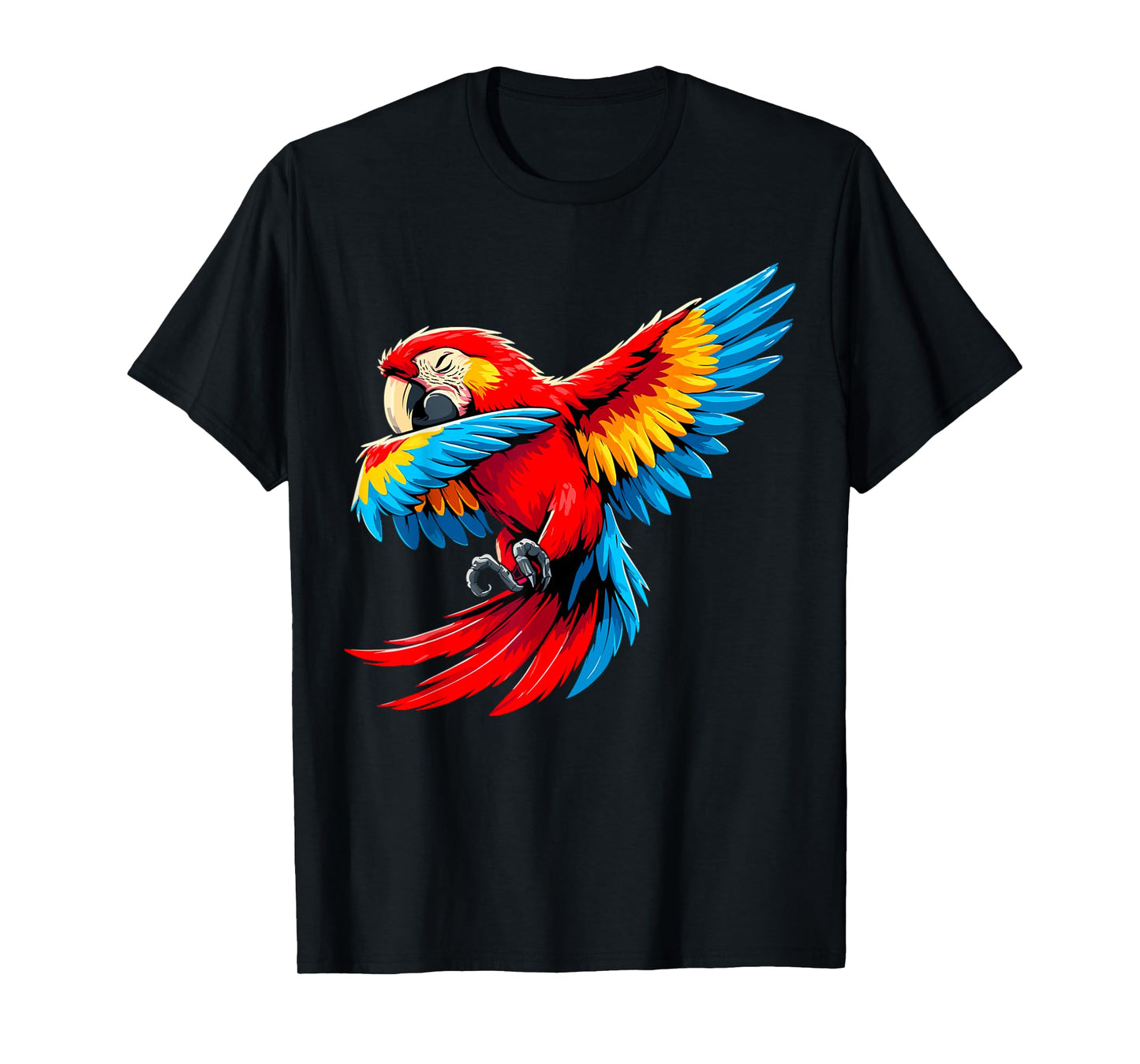 Parrot Dabbing Tropical Bird Parrot Lover T-Shirt