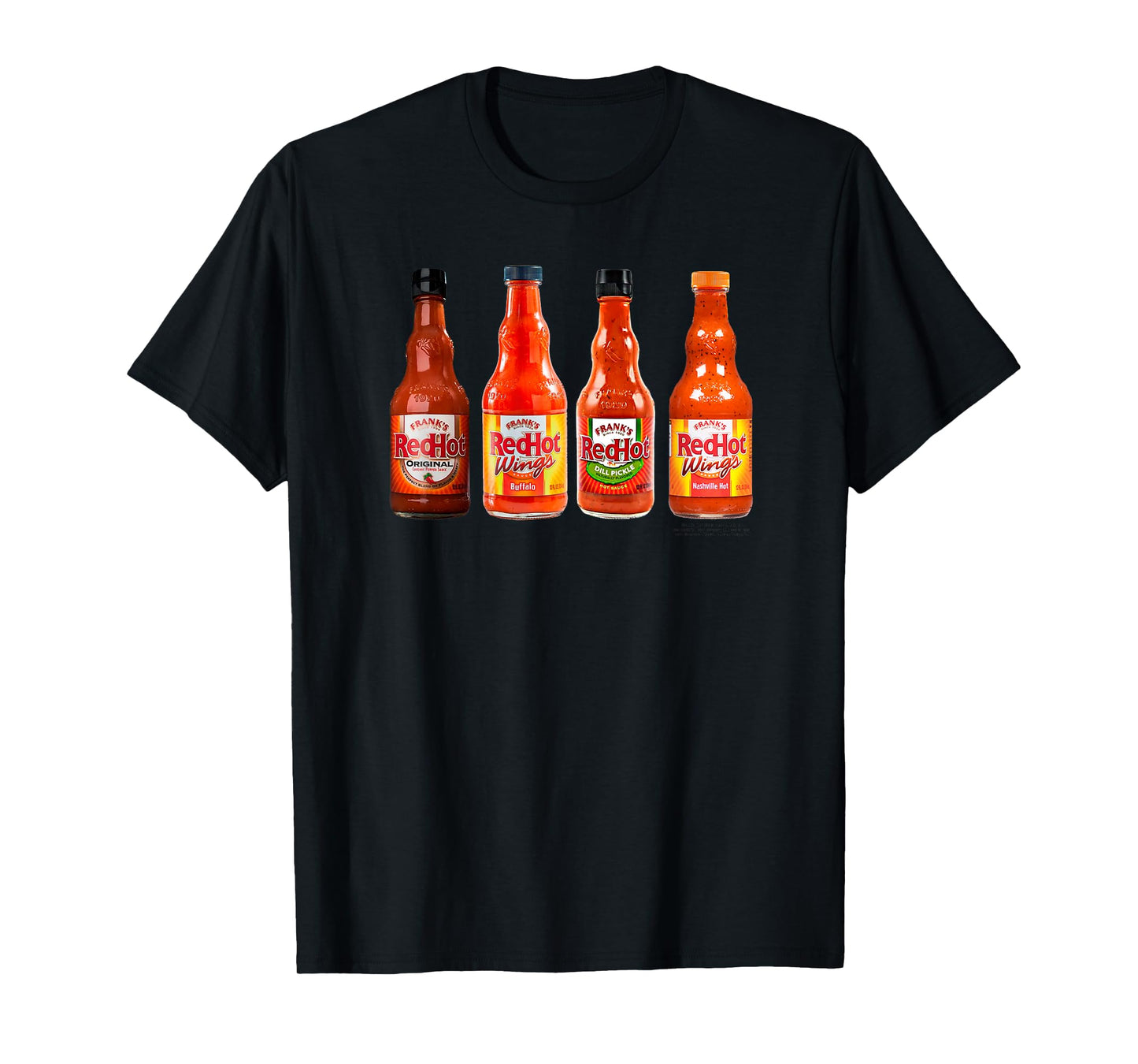 Frank's RedHot Bottles of Hot Sauce Funny T-Shirt