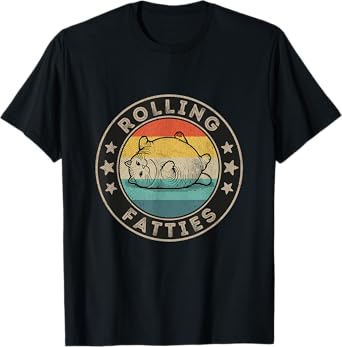 Rolling Fatties Cat Outfit Retro Vintage Fat Cat T-Shirt for Men Women Kids