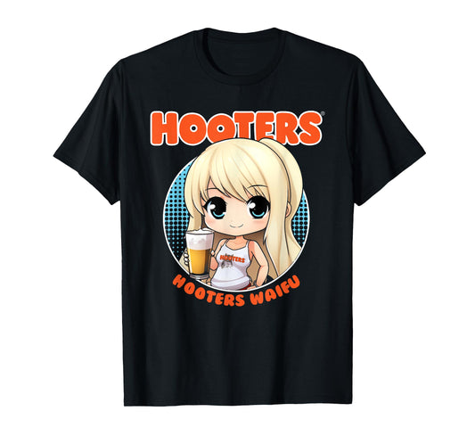 Hooters Waifu Anime Inspired Kawaii Girl T-Shirt