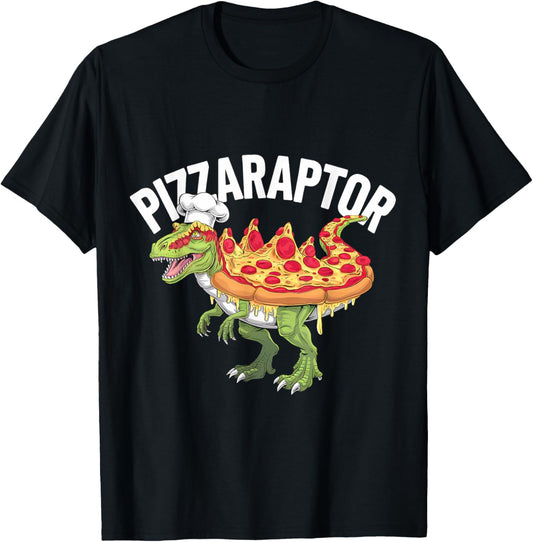Pizza Dinosaur T-Rex Fast Food Dino Funny Pizza T-Shirt