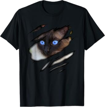 Siamese Cat in me design, Cadesign, Purebred Cat T-Shirt