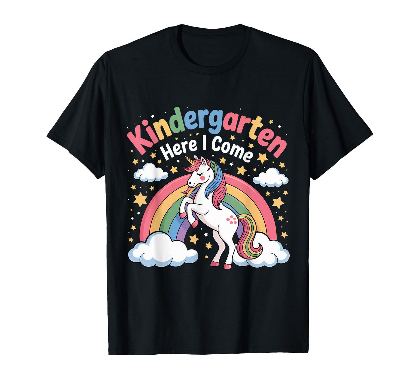 Unicorn Kindergarten Here I come School Kindergarten Girl T-Shirt