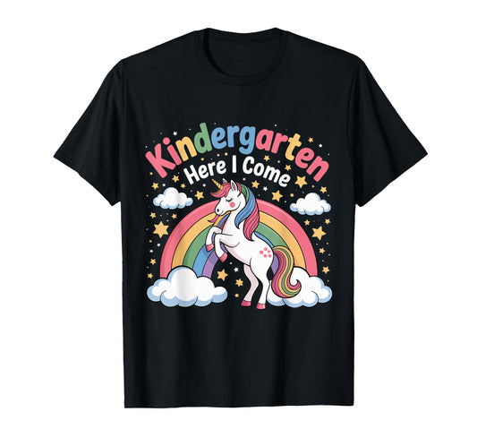 Unicorn Kindergarten Here I come School Kindergarten Girl T-Shirt