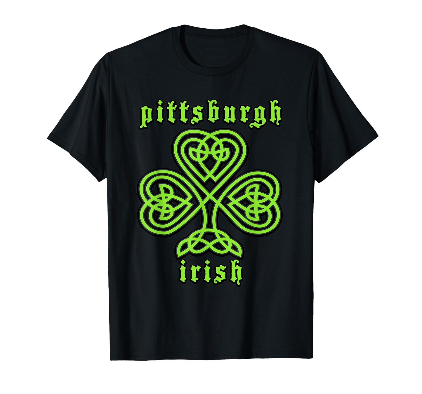 St Patricks Day Pittsburgh Irish Celtic Shamrock T-Shirt