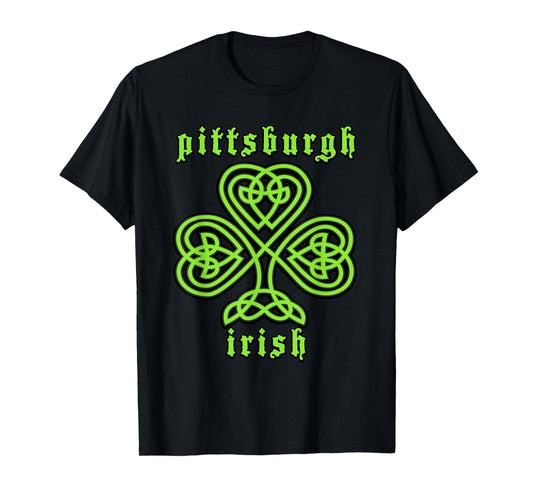 St Patricks Day Pittsburgh Irish Celtic Shamrock T-Shirt