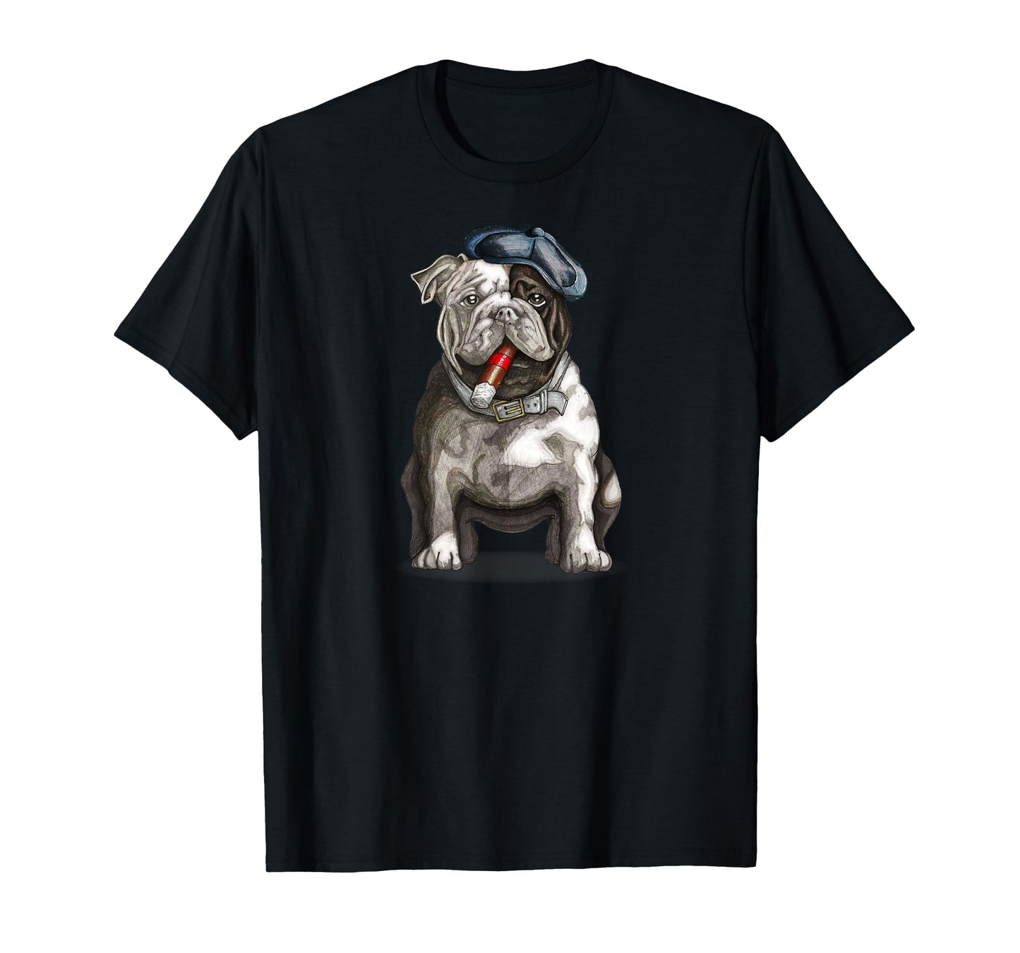 Bulldog Brooklyn New York Premium Cigar Men Women T-Shirt
