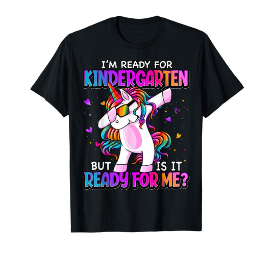 I'm Ready For Kindergarten Back To School Kindergarten Girls T-Shirt