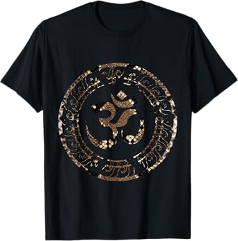 Zen Gift Ideas Om Ohm Aum Spiritual Yoga Unisex-Adults Black Short Sleeve Modern Casual T-Shirt