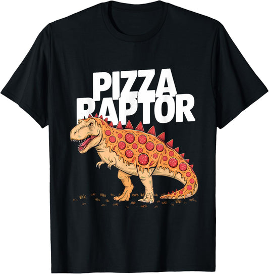 Pizza Dinosaur T-Rex Fast Food Dino Funny Pizza T-Shirt