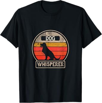 Dog Whisperer - Vintage Retro - Animal T-Shirt