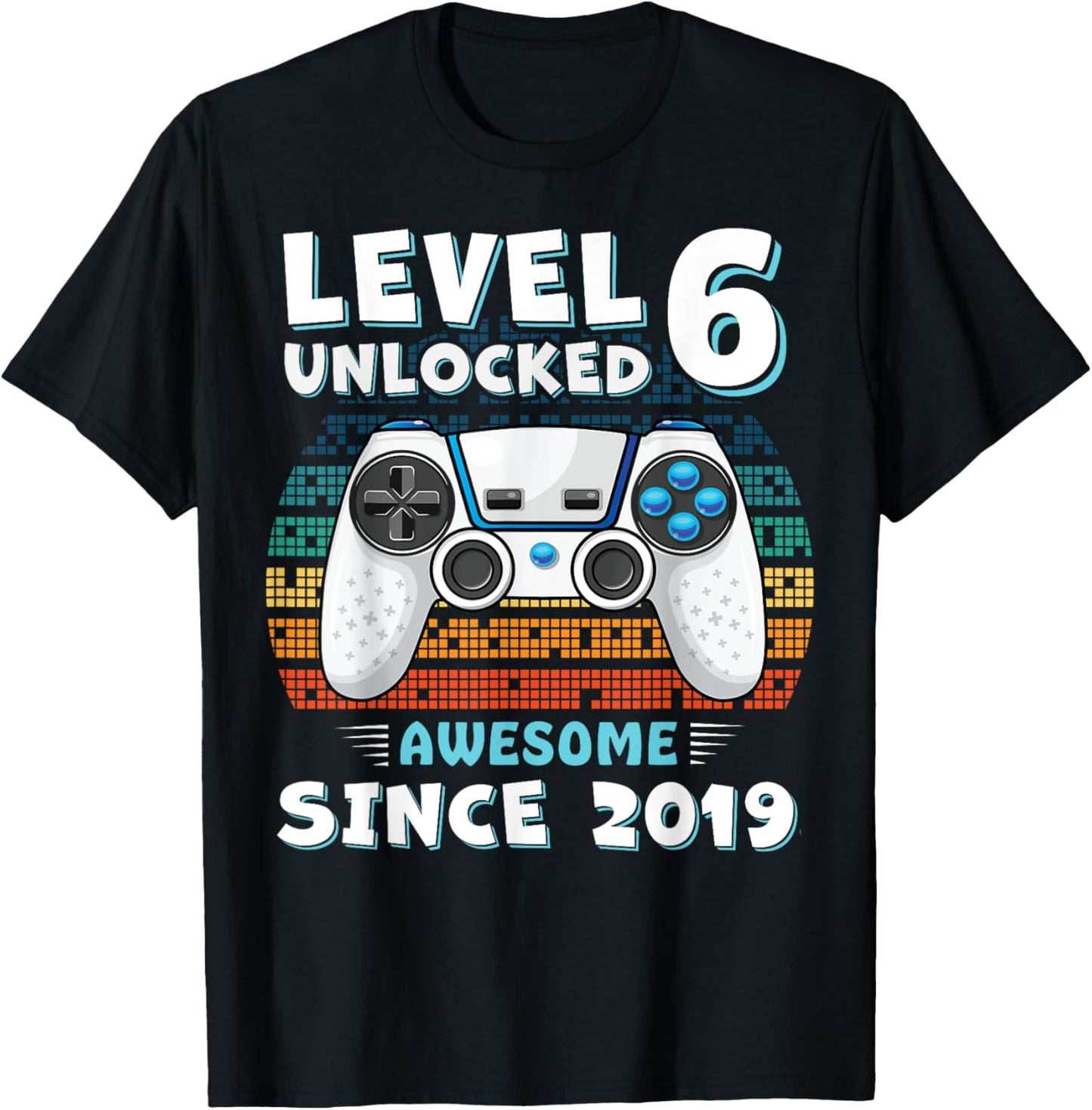 6 Year Old BDay Decorations Son Boy 6yr 2020 6th Birthday T-Shirt