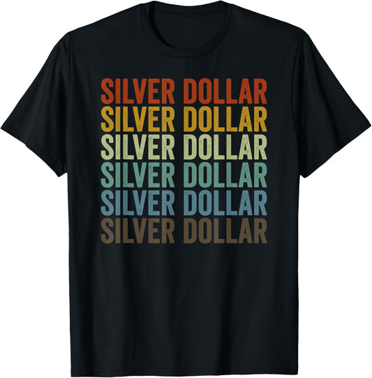 Silver Dollar Retro T-Shirt