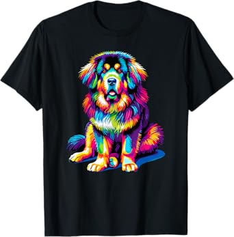 Colorful Tibetan Mastiff T-Shirt
