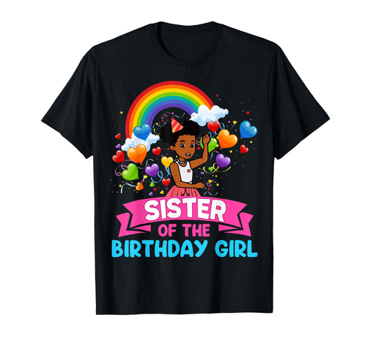 Sister Of Birthday Girl Gracie Birthday Dolls Girl Party T-Shirt