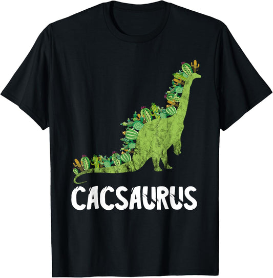 Cactus Dinosaur Brachiosaurus Herbivore Dino T-Shirt