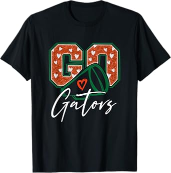 Go Cheer Gators Design Gift For Men Women Girls Boys Kids T-Shirt