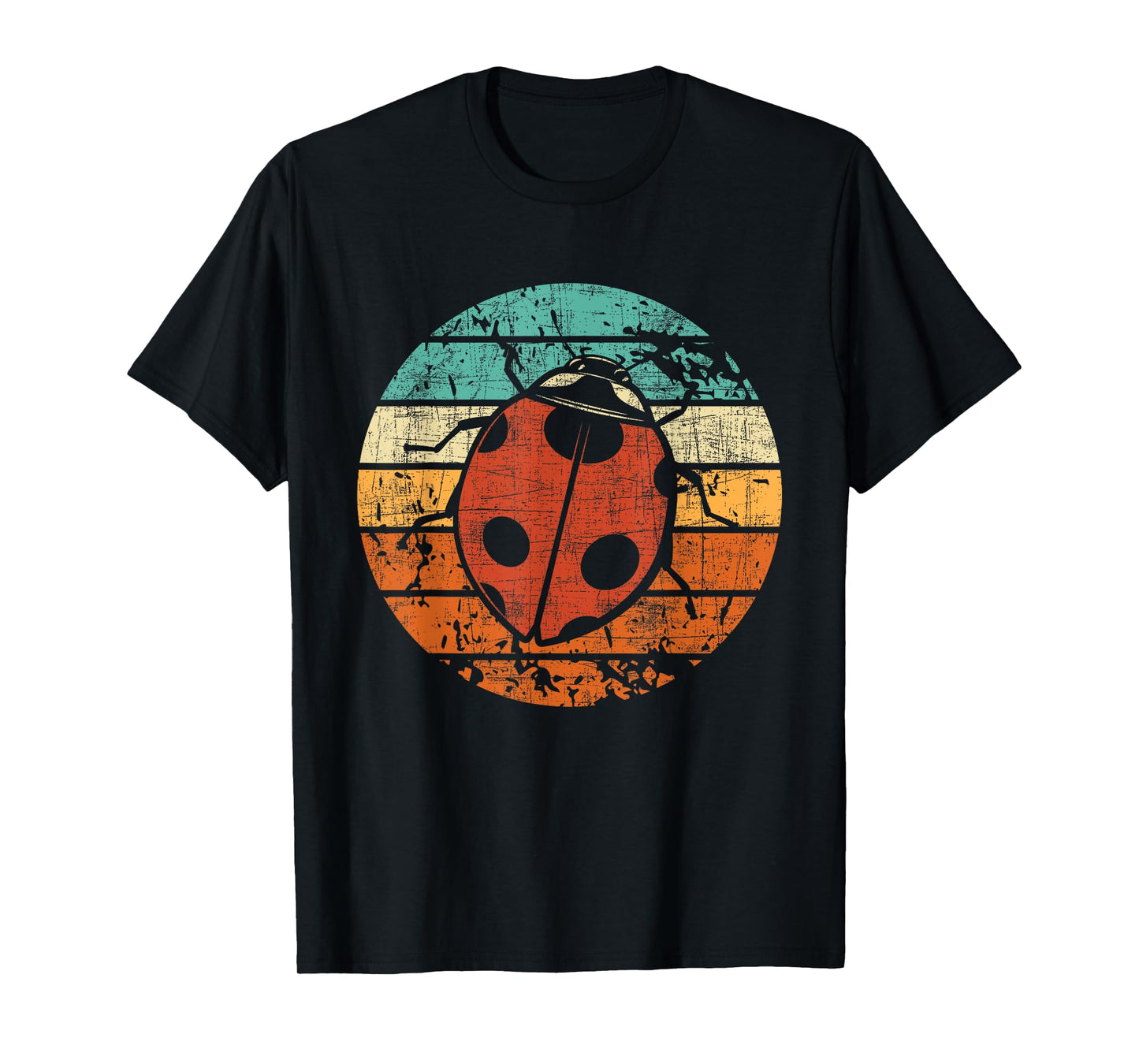 Retro Vintage Ladybug - Animal Insect Lover Ladybird Beetle T-Shirt