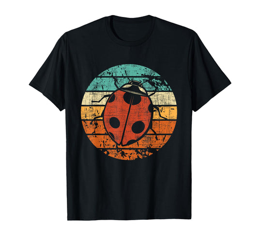 Retro Vintage Ladybug - Animal Insect Lover Ladybird Beetle T-Shirt