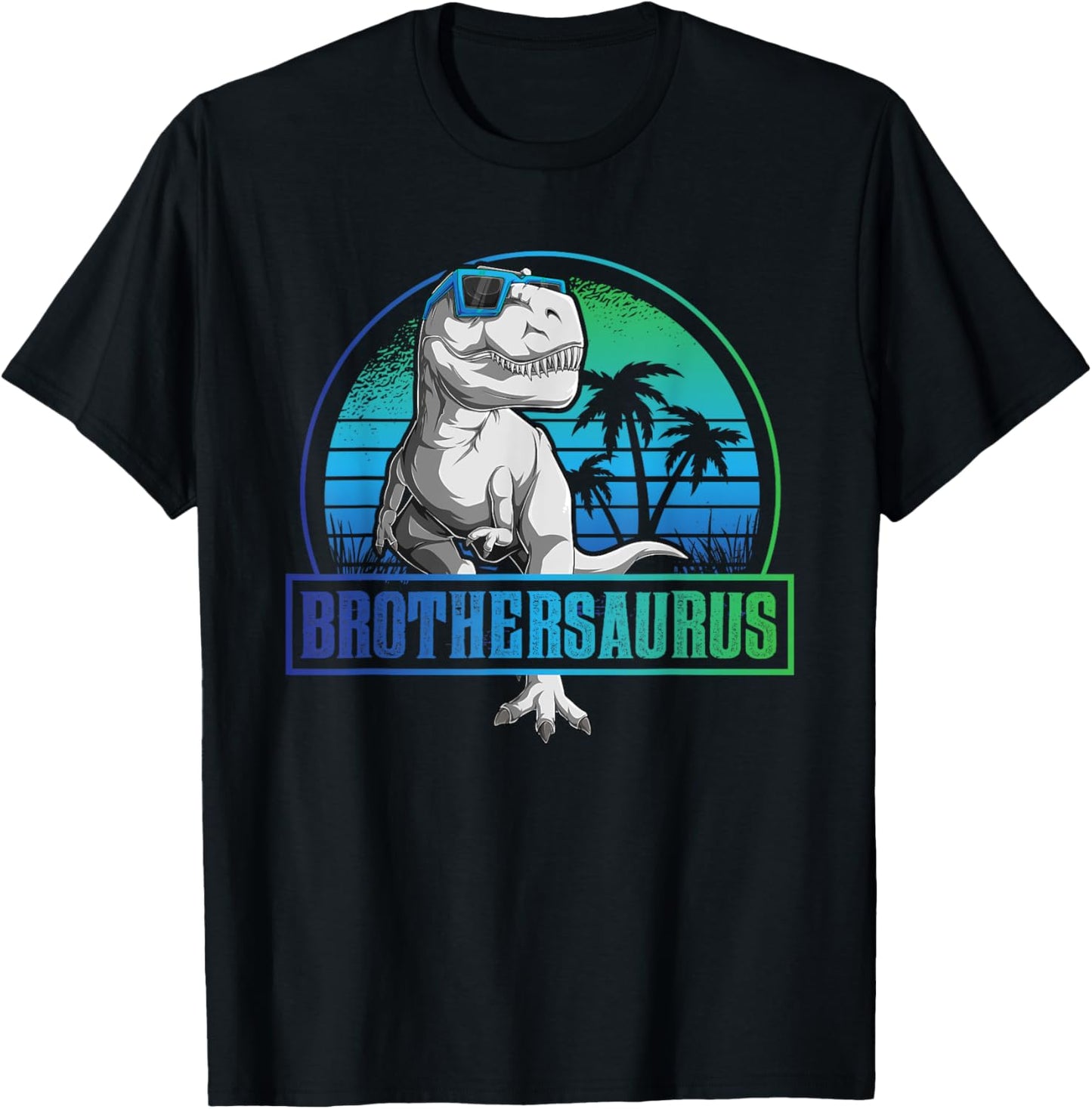 Brothersaurus T Rex Funny Dinosaur Boy Brother Saurus T-Shirt
