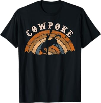 Western Cowpoke I'm Just a Cowpoke In The Big Rodeo Retro T-Shirt
