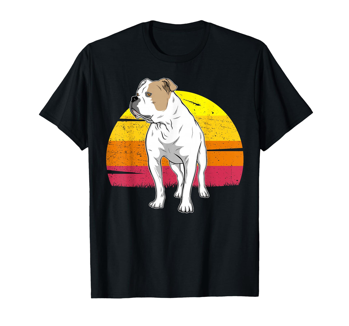 American Bulldog Old Southern White Bulldog T-Shirt for Men Women Girls Kids